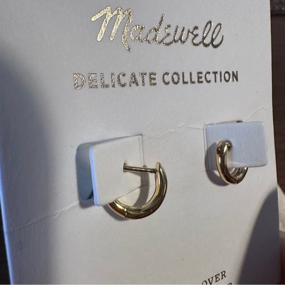 Madewell • NWT • Demi-Fine Mini Huggie Hoop Earrings - Picture 4 of 6